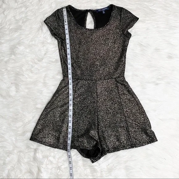 ONE CLOTHING Gold Glittery Romper - Picture 6 of 8